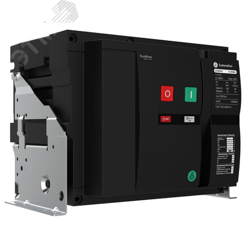 Выключатель-разъединитель воздушный SYSTEMEPACT ACB40HA 2500A 4P СТАЦ,ГП MCH+MX+XF AC230V