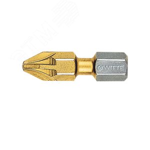 Бита РZ 2x25 мм 1/4'' BITFLEX TiN покр. нитрид титана