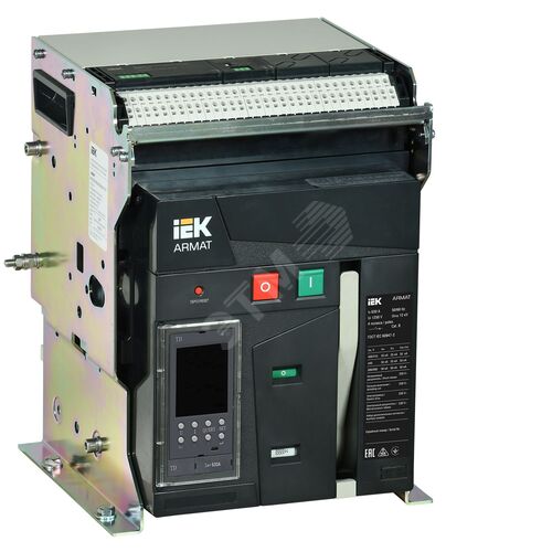 ARMAT AR-A2C TD06 3P F HR Выключатель автоматический воздушный 55кА расцепитель TD 630А 3P стационарный с аксессуарами ~220-240В: реле отключения, реле включения, моторный привод