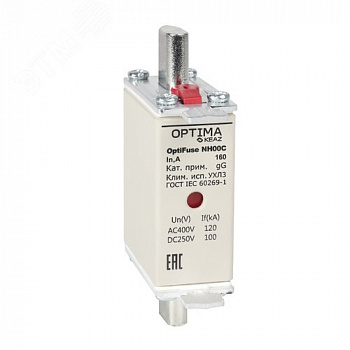 Вставка плавкая OptiFuse NH00C-25-gG-УХЛ3